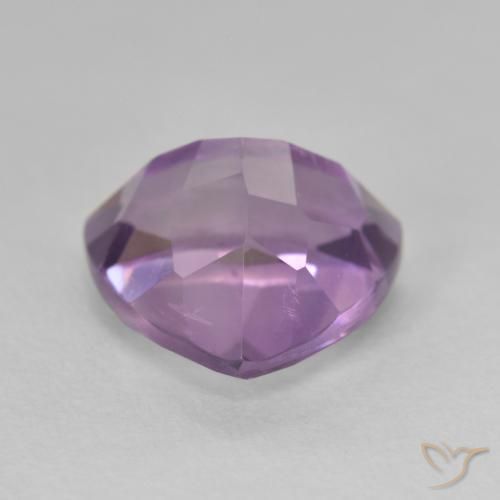 Améthyste Violet grisâtre naturelle Trillion, 3.21 ct, VS