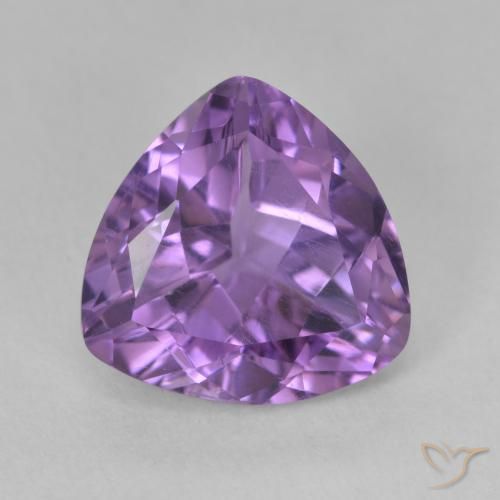 2.79ct Naturel Violet Rosâtre Améthyste, Trillion, VS