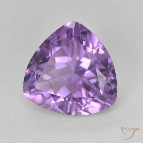 Améthyste Violet Rosâtre naturelle Trillion, 2.79 ct, VS