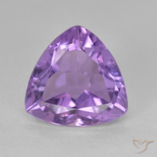 2.82ct Naturel Violet Rosâtre Améthyste, Trillion, VS