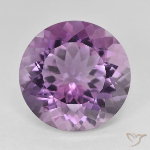 13.56ct Naturel Violet moyen Améthyste, Tour, VVS