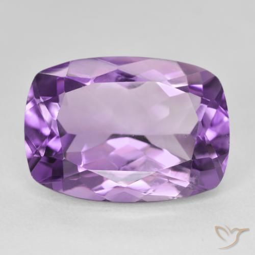 13.17ct Naturel Medium Light Purplish-Violet Améthyste, Coussin, VVS