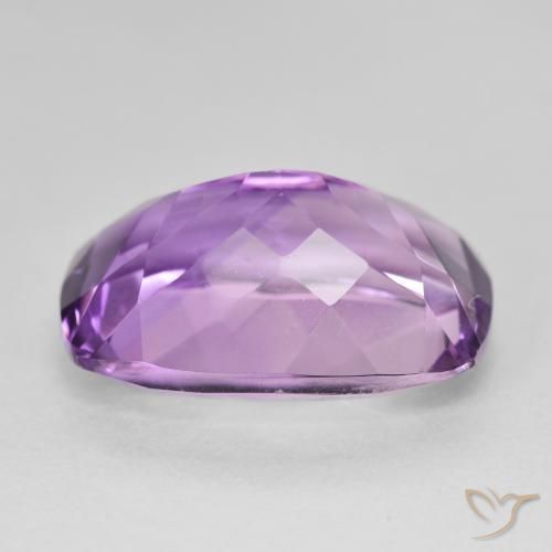 Améthyste Medium Light Purplish-Violet naturelle Coussin, 13.17 ct, VVS