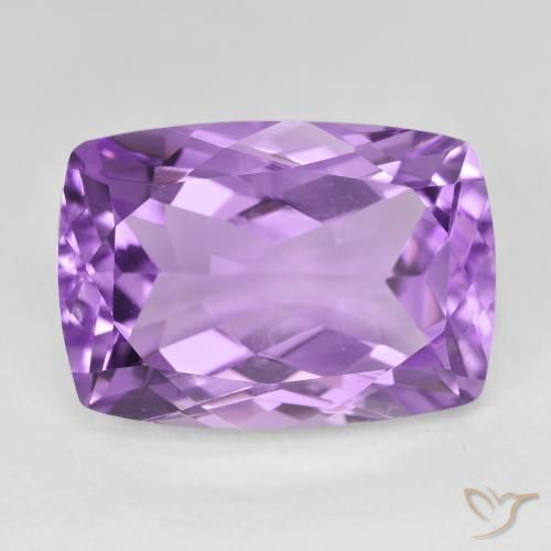 14.50ct Naturel Violet violacé Améthyste, Coussin, VVS