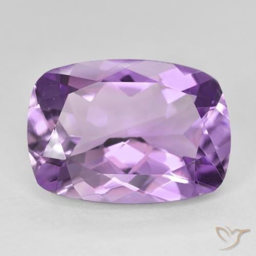 12.02ct Naturel Medium Light Purplish-Violet Améthyste, Coussin, VVS