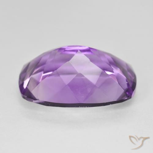 Améthyste Medium Light Purplish-Violet naturelle Coussin, 12.02 ct, VVS