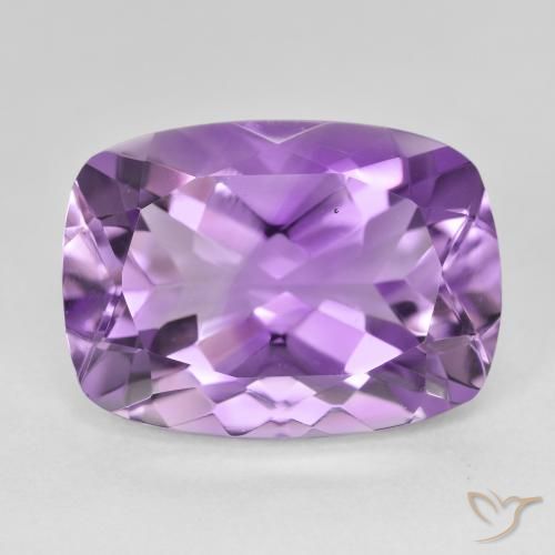 12.99ct Naturel Violet violacé Améthyste, Coussin, VVS