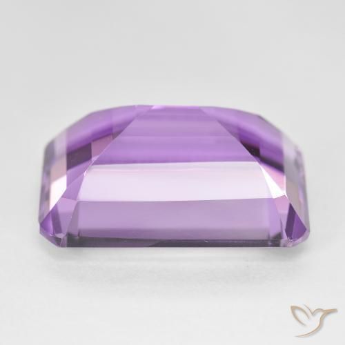 Améthyste Violet violacé naturelle Octogone / coupe Émeraude, 18.55 ct, VVS