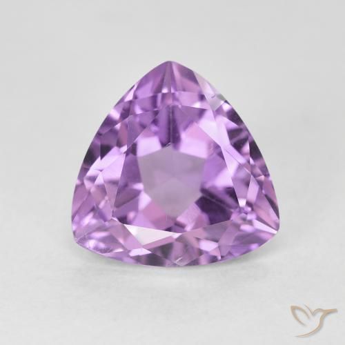 2.96ct Naturel Violet Rosâtre Améthyste, Trillion, VS
