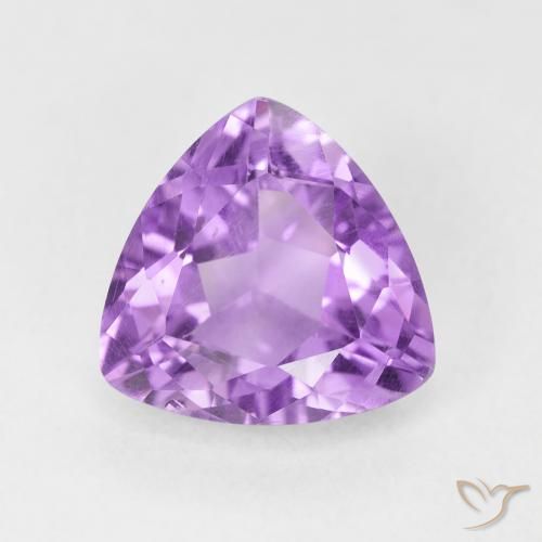 2.74ct Naturel Violet Rosâtre Améthyste, Trillion, VS