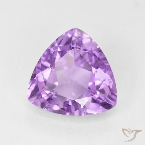 Améthyste Violet Rosâtre naturelle Trillion, 2.74 ct, VS