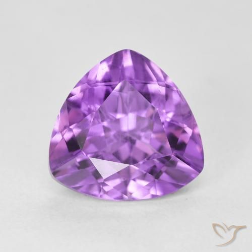 3.13ct Naturel Violet Rosâtre Améthyste, Trillion, VS