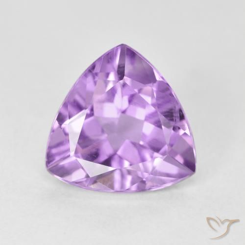 2.80ct Naturel Violet clair Améthyste, Trillion, VS