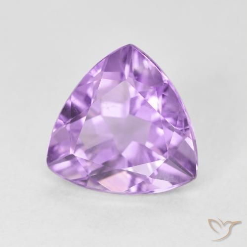 Améthyste Violet clair naturelle Trillion, 2.80 ct, VS
