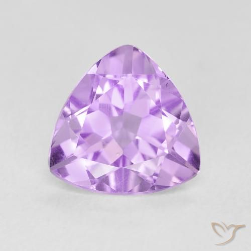 2.74ct Naturel Violet clair Améthyste, Trillion, VS