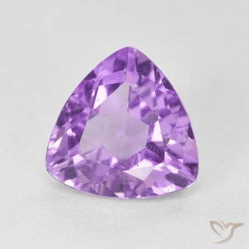 Améthyste Violet Rosâtre naturelle Trillion, 3.19 ct, VS
