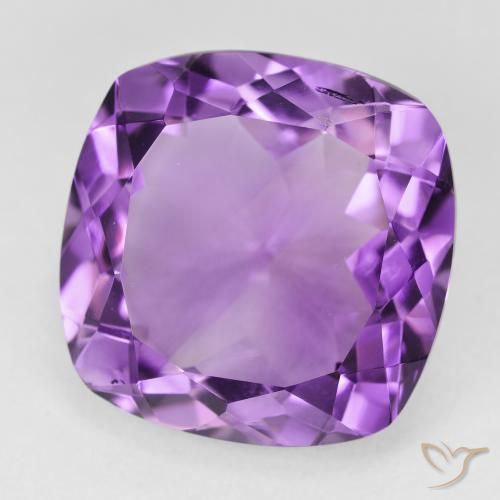 Améthyste Violet rosé foncé naturelle Coussin, 19.90 ct, VVS-VS