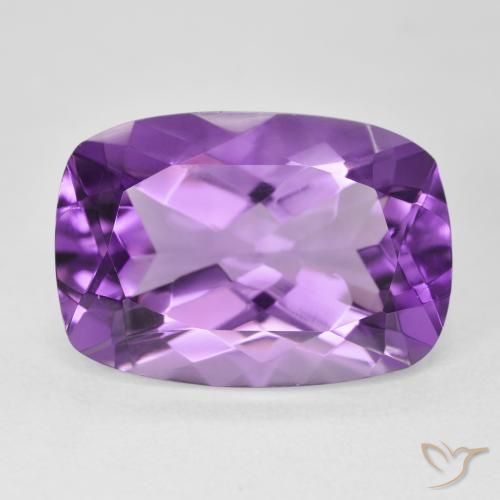 11.88ct Naturel Violet moyen Améthyste, Coussin, VVS-VS