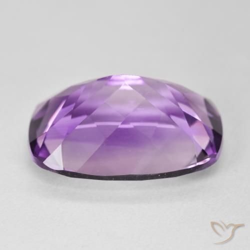 Améthyste Violet Rosâtre naturelle Coussin, 12.54 ct, VVS