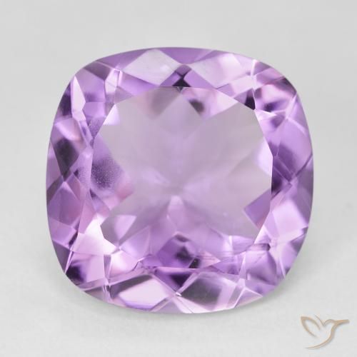 12.96ct Naturel Violet Rosâtre Améthyste, Coussin, VVS-VS