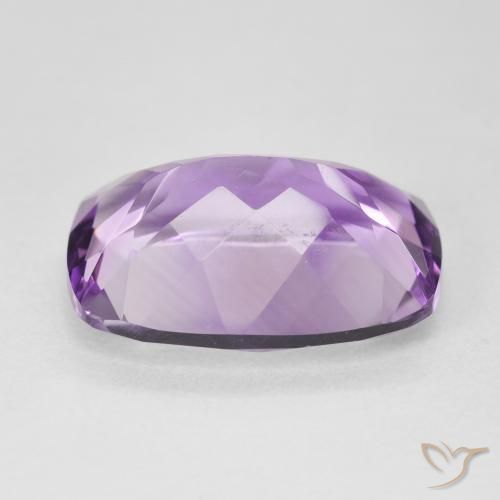 Améthyste Violet Rosâtre naturelle Coussin, 11.71 ct, VVS