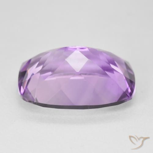 Améthyste Violet Rosâtre naturelle Coussin, 12.63 ct, VVS