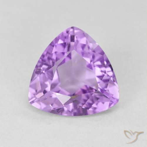 2.86ct Naturel Violet moyen Améthyste, Trillion, VS