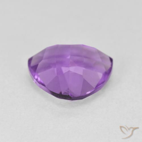 Améthyste Violet moyen naturelle Trillion, 2.86 ct, VS
