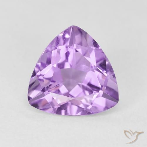 2.79ct Naturel Violet Rosâtre Améthyste, Trillion, VS