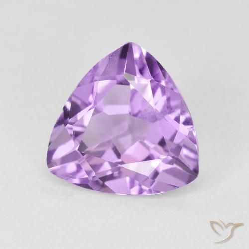 Améthyste Violet Rosâtre naturelle Trillion, 2.79 ct, VS