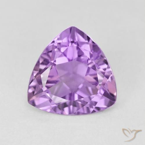 3.00ct Naturel Violet moyen Améthyste, Trillion, VS