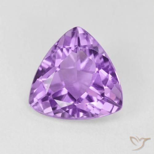 2.57ct Naturel Violet rosâtre moyen Améthyste, Trillion, VS