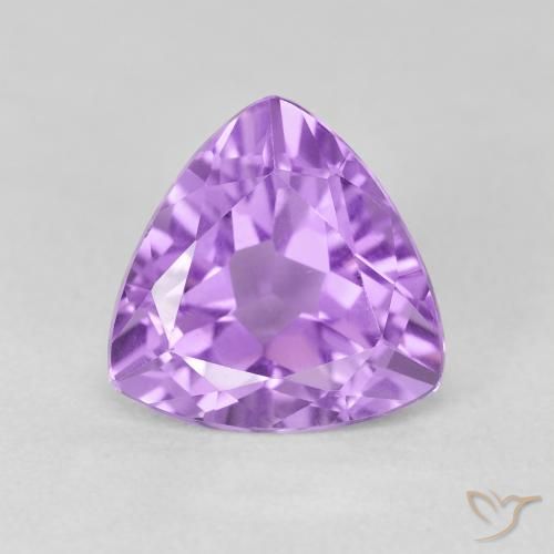 3.02ct Naturel Violet rosâtre léger Améthyste, Trillion, VS