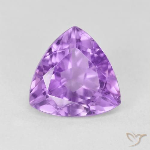 2.96ct Naturel Violet rose vif Améthyste, Trillion, VS