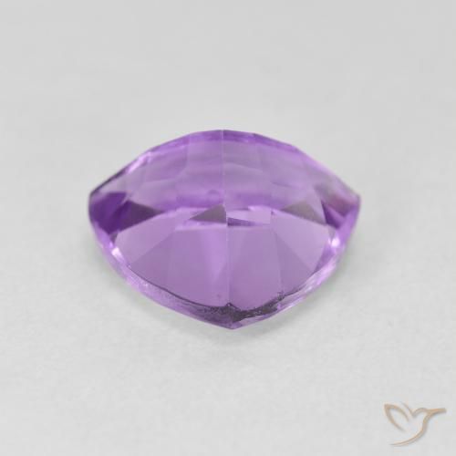 Améthyste Violet rose vif naturelle Trillion, 2.96 ct, VS