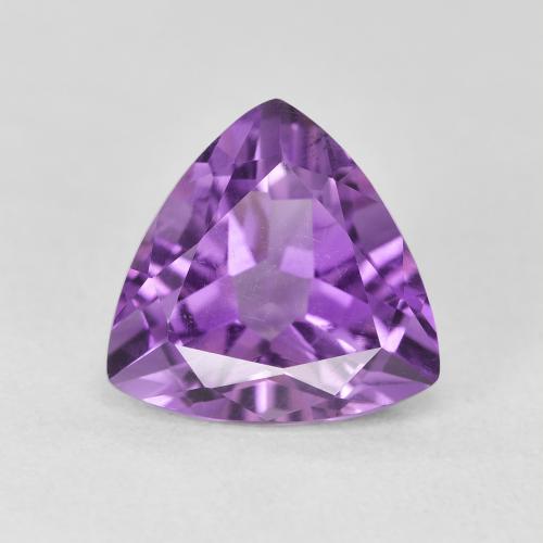 3.07ct Naturel Medium Light Purplish-Violet Améthyste, Trillion, VVS-VS