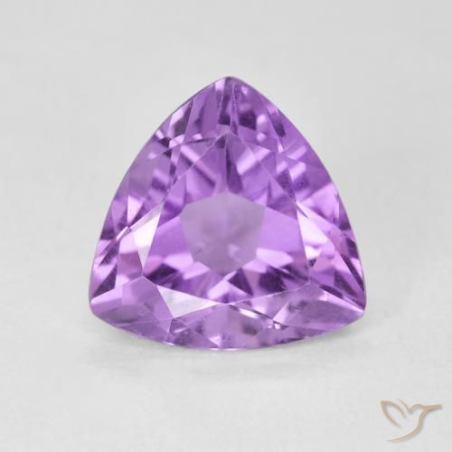 2.79ct Naturel Violet Rosâtre Améthyste, Trillion, VS