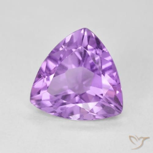 Améthyste Violet Rosâtre naturelle Trillion, 2.79 ct, VS