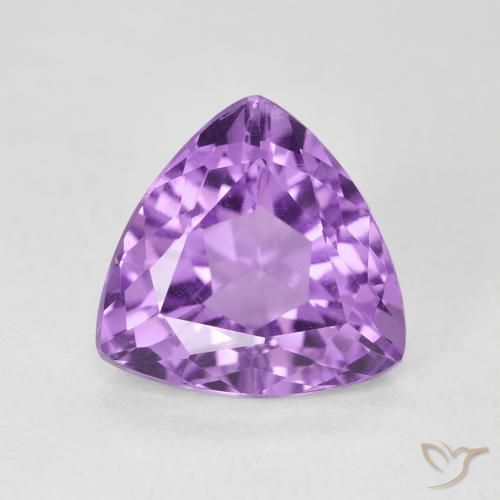 2.98ct Naturel Violet Rosâtre Améthyste, Trillion, VS