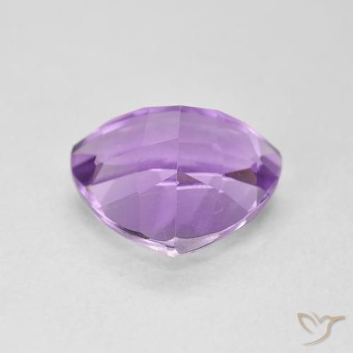 Améthyste Violet Rosâtre naturelle Trillion, 2.98 ct, VS
