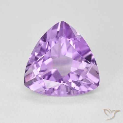 2.92ct Naturel Violet rosâtre léger Améthyste, Trillion, VS