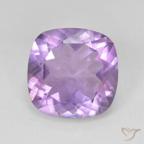 10.97ct Naturel Violet moyen Améthyste, Coussin, VVS