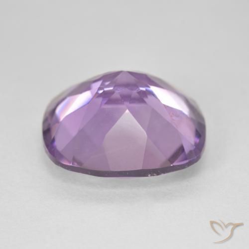 Améthyste Violet moyen naturelle Coussin, 10.97 ct, VVS