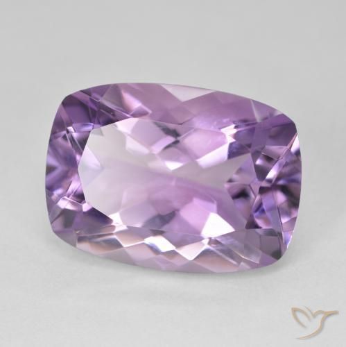 Améthyste Violet Iris naturelle Coussin, 13.07 ct, VVS