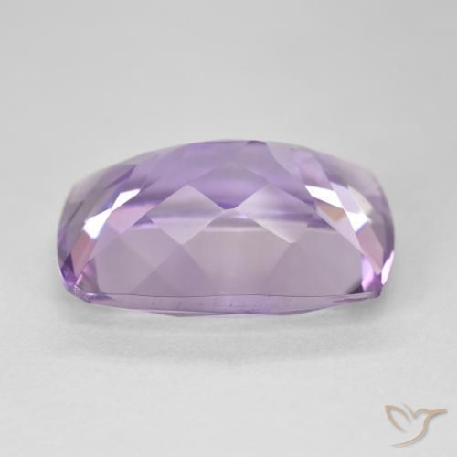 Améthyste Violet moyen naturelle Coussin, 13.68 ct, VVS