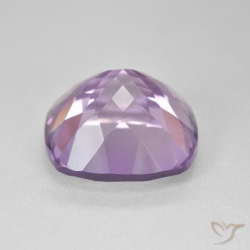 Améthyste Violet Rosâtre naturelle Coussin, 12.90 ct, VVS