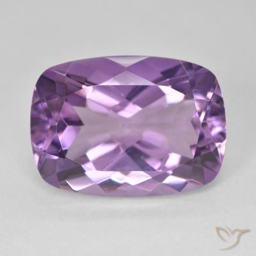13.63ct Naturel Violet violacé Améthyste, Coussin, VVS