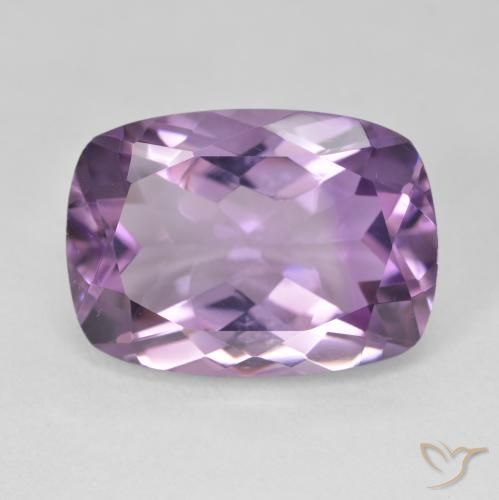 12.30ct Naturel Violet violacé Améthyste, Coussin, VVS-VS