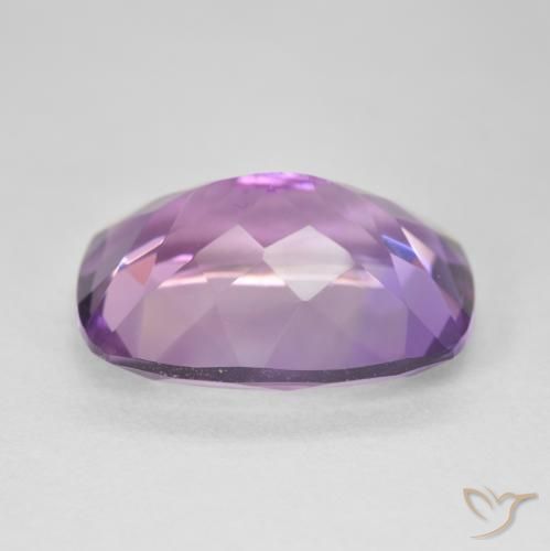 Améthyste Violet violacé naturelle Coussin, 12.30 ct, VVS-VS