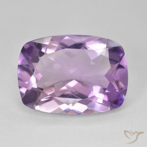 11.51ct Naturel Violet Rosâtre Améthyste, Coussin, VVS